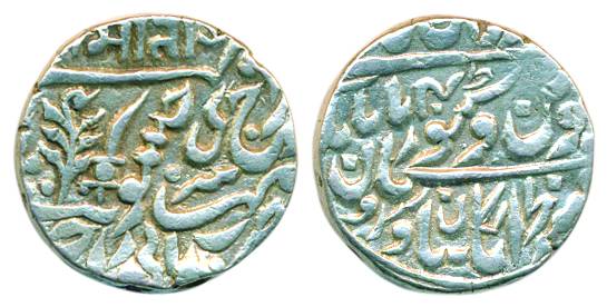 Jaswant Singh, Silver, Rupee, with the name of Queen Victoria, Shri Mataji type, Jodhpur m