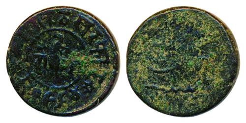 Rasul Muhammad Khan, Copper, 2 Dokdas, VS 1964 (1907), Junagadh mint (KM 48). Very Fine, S