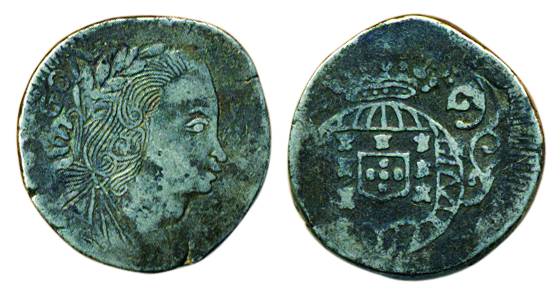 Goa, Maria I, Silver, Pardao. About Very Fine, Rare.