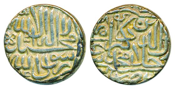 Akbar, Silver, Rupee, Jaunpur Mint , AH 984, Scarce.