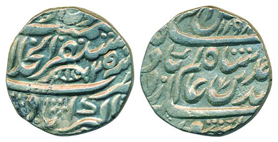 Akbarabad, Mustaqir ul Mulk Mint, Silver Rupee, 11.04g in the name of Shah Alam II, AH 119
