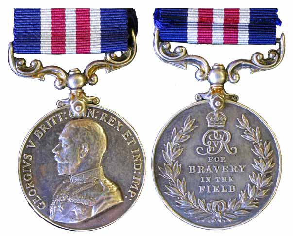George V, Silver, Military Medal, Awarded for Bravery in the Field, to 15839 Pte H C Spenc