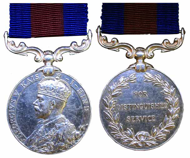 George V, Silver, Indian Distinguished Service Medal, Awarded o 2477 DFDR Labh Singh, 21 C