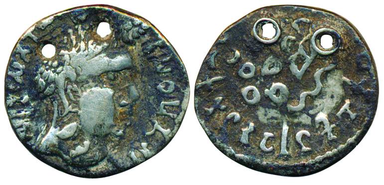 Satavahanas, Vasisthiputra Sri Khada Satakarni, Silver Portrait type, 1.52g, Obv: portrait