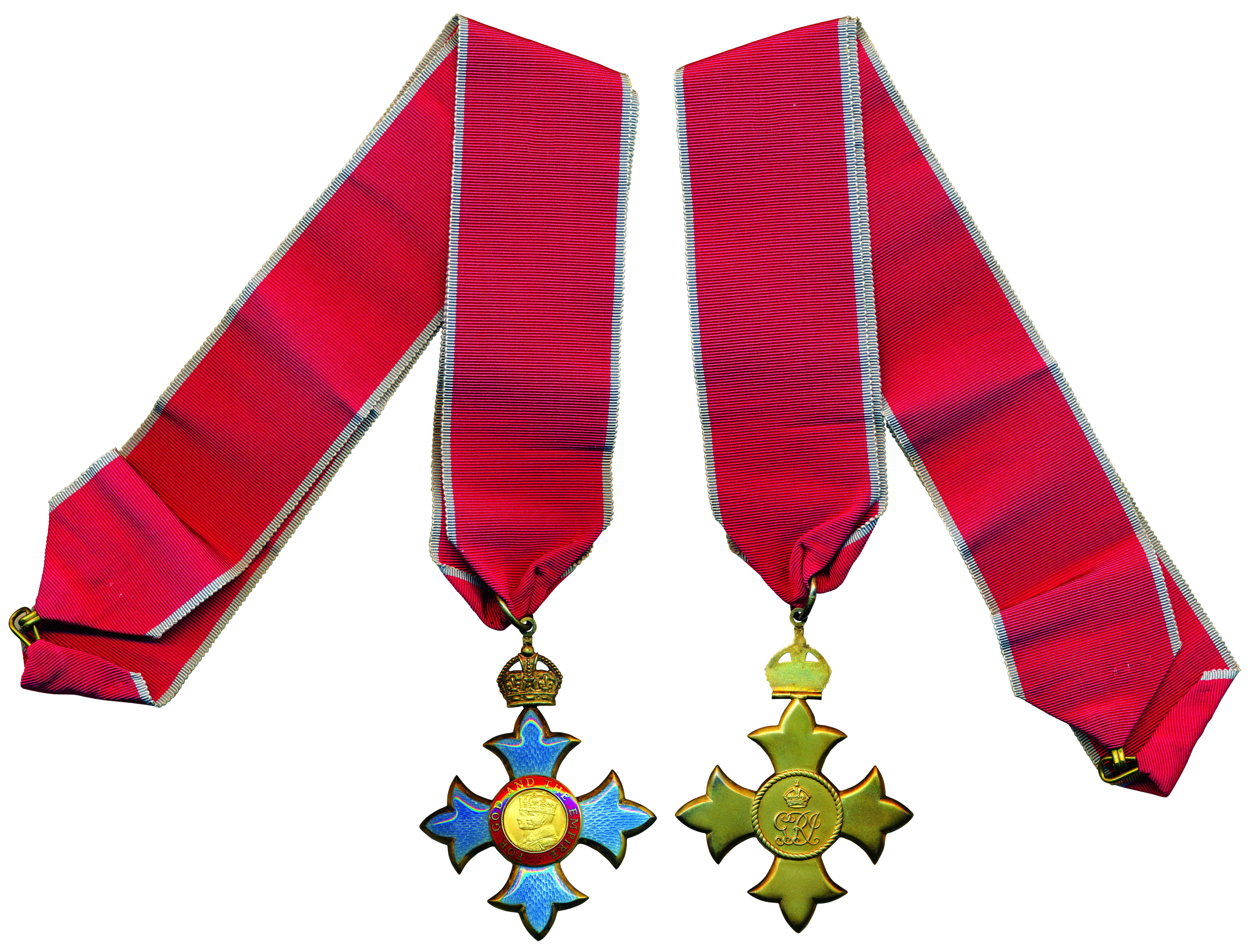British India, CBE- Commander of the order of the British Empire-civilian issue-2nd type w