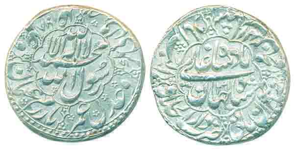 Shah Jahan, Silver Rupee, 11.39g, Dar-ul-Khilafat Akbarabad Mint, AH 1068/RY 31 (KM# 229.1