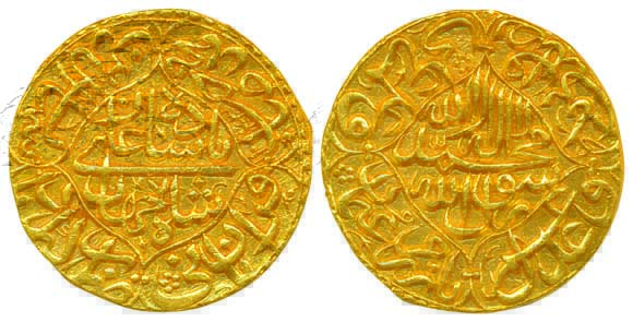Shah Jahan,Gold Mohur, 10.92g, AkbarabadMint, AH 1043 (KM# 258.1). Beautiful centrally str