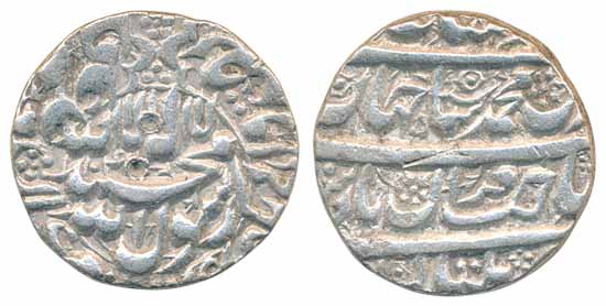 Shah Jahan, Silver Rupee, 11.34g, Multan Mint, AH 104X (KM# 227.8). Very fine, scarce.
