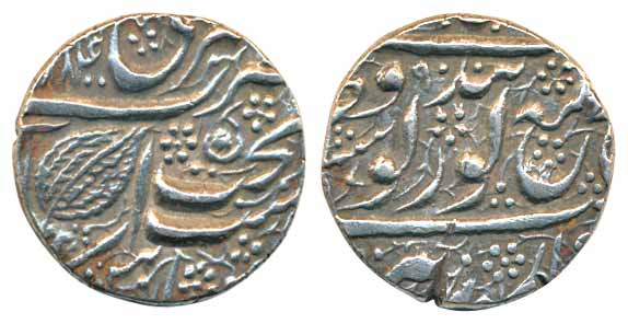 Ranjit Singh, Silver Rupee, 11.13g, Amritsar Mint, VS(18)84 (KM# 20.1). Very fine, scarce