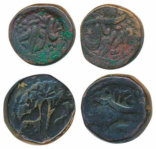 Sikandar Begum, Copper ¼Anna&½Anna (2), 7.37g & 15.38g. Fine to very fine, scarce. 2 coins