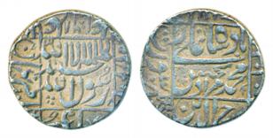 Murad Baksh, Silver Rupee, 11.50g, Surat Mint, AH 1068/ RY Ahad (KM# 272.3). Very fine, ra