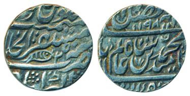 Akbarabad Mustaqir-al-Khalijat Mint, Silver Rupee, 11.13g, in the name of Shah Alam II, AH