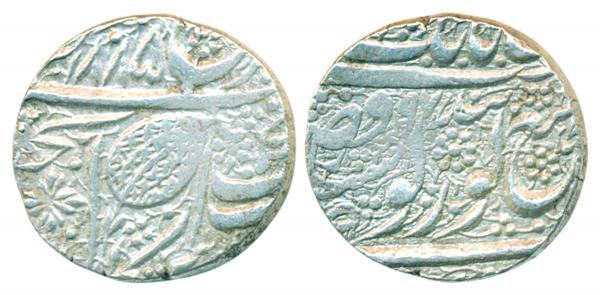 Silver Rupee, 10.96g, Amritsar Mint, VS 1885/97 (KM# 21.1). Very fine, scarce.