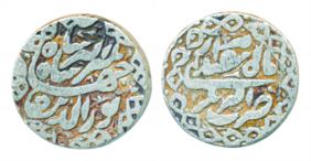 Jahangir, Silver Rupee, 10.94g, Akbarnagar Mint (KM# 141.2). Very fine, scarce.