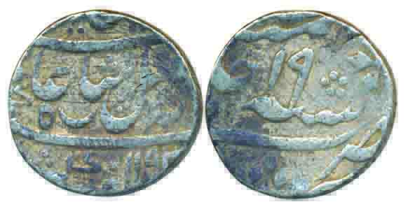 Murshidabad, Silver Rupee, 11.53g, in the name of Shah Alam II, AH 1193/ RY 19 (KM# 84.2).