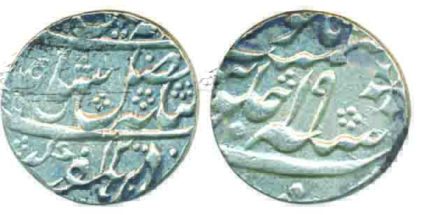 Murshidabad, Silver Rupee, 11.58g, in the name of Shah Alam II, AH 1200/ RY 19 (KM# 84.2).