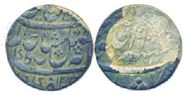 Murshidabad, Silver Rupee, 11.62g, in the name of Shah Alam II, AH 1203/ RY 19 (KM# 84.2).