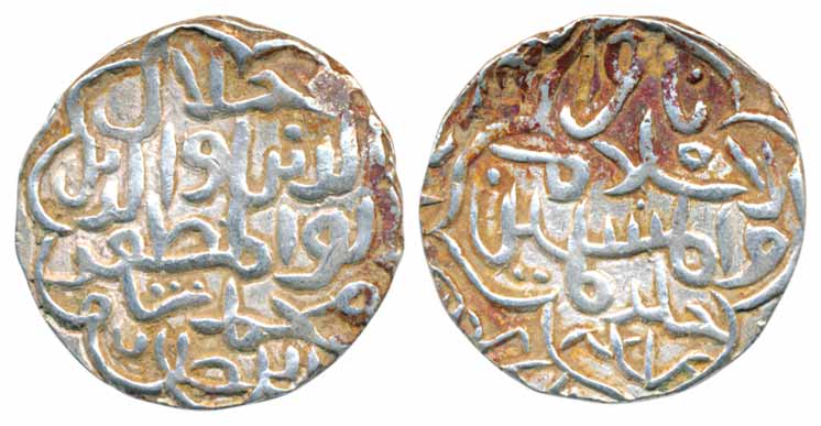 Jalal-al-Din Muhammad, Silver Tanka, 10.70g, Firuzabad mint, Nasir-al-Islam in quatre-foil