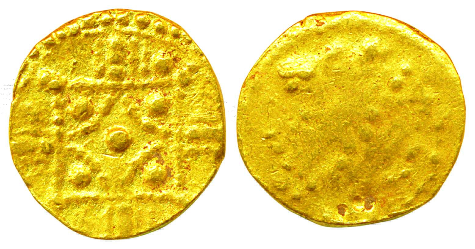 South Indian, Gold Gadyana, 4.34g, unattributed, from the coastal Karnataka region, c. 9th