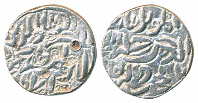 Nasir al din Mahmud, Silver Tanka, 10.65g, No Mint & date (G&G# B423). Fine, scarce.