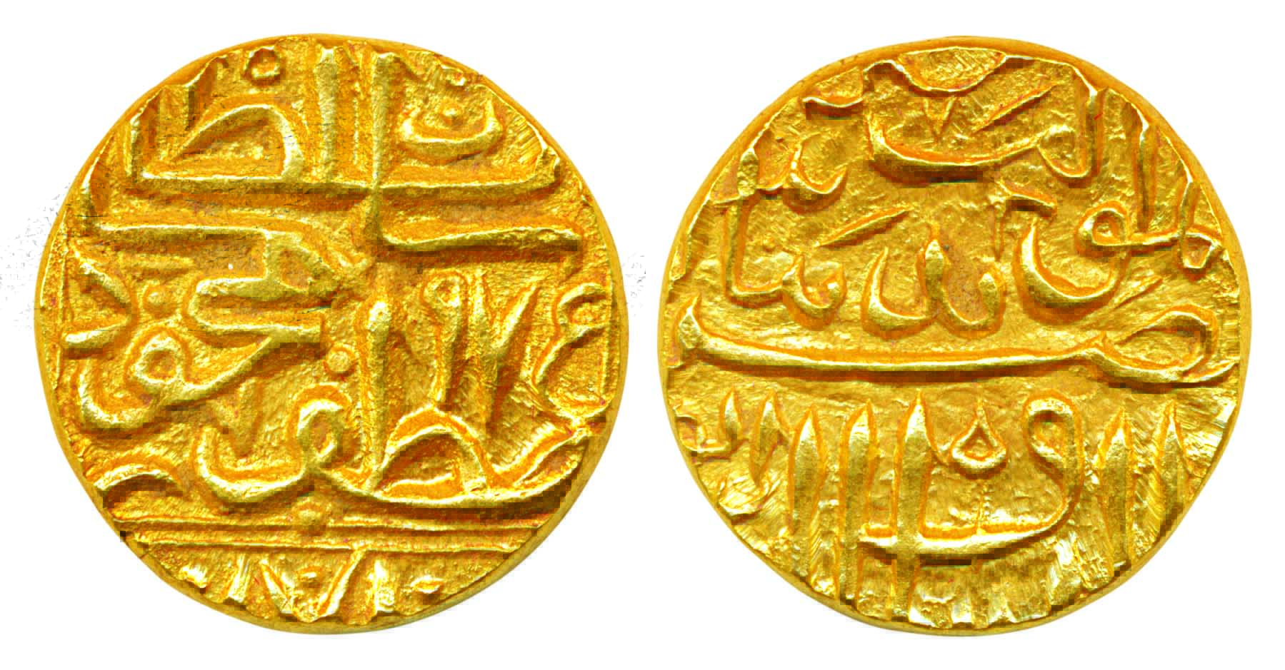 Muzaffar Shah III, Gold Tanka, 11.89g, AH 975 (G&amp;G# 565). Extremely fine, rare.