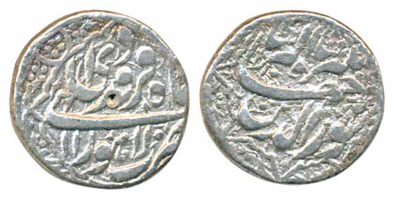 Jahangir, Silver Rupee, 11.27g, Lahore Mint, Ilahi Month Farwardin (KM# 145.11). Fine+, sc