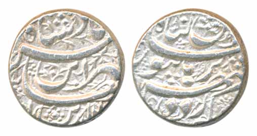 Jahangir, Silver Rupee, 11.43g, “Din Panah” type, Burhanpur Mint (KM# 149.10). Very fine+,