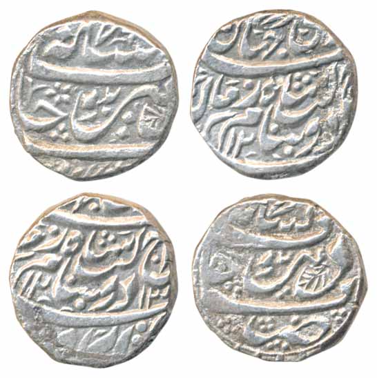 Shah Zaman, Silver Rupees (2), 10.67g, 10.68g, AH 1213/ RY 7 (KM# 358). Very fine, scarce.