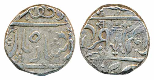 Torgal, Silver Rupee, 10.95g,in the name of Alamgir II, Sarkar Torgal Mint (KM# 234). Very