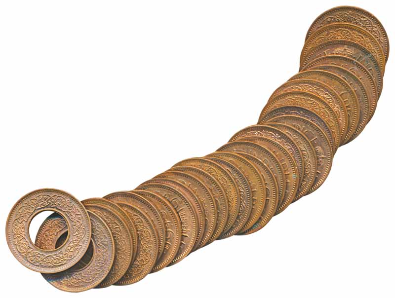 George VI, Bronze Pice (29), various dates. Extremely fine to about uncirculated. 29 coins