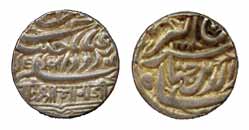 Bharmalji I, Silver, JahangiriKori,with the name of Mughal Emperor Jahangir and Rau Shri B