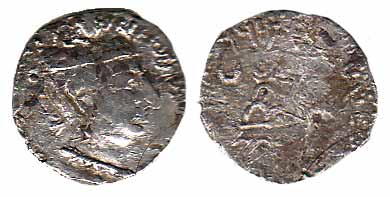 Western Kshatrapas, Jayadaman son of Chashtana, Silver, Dramma, as Kshatrapa, three-arched