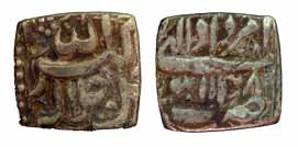 Akbar, Silver, ½ Rupee, Lahore Mint, Allahu Akbar type, Ilahi 38, Amardad Month. About Ver