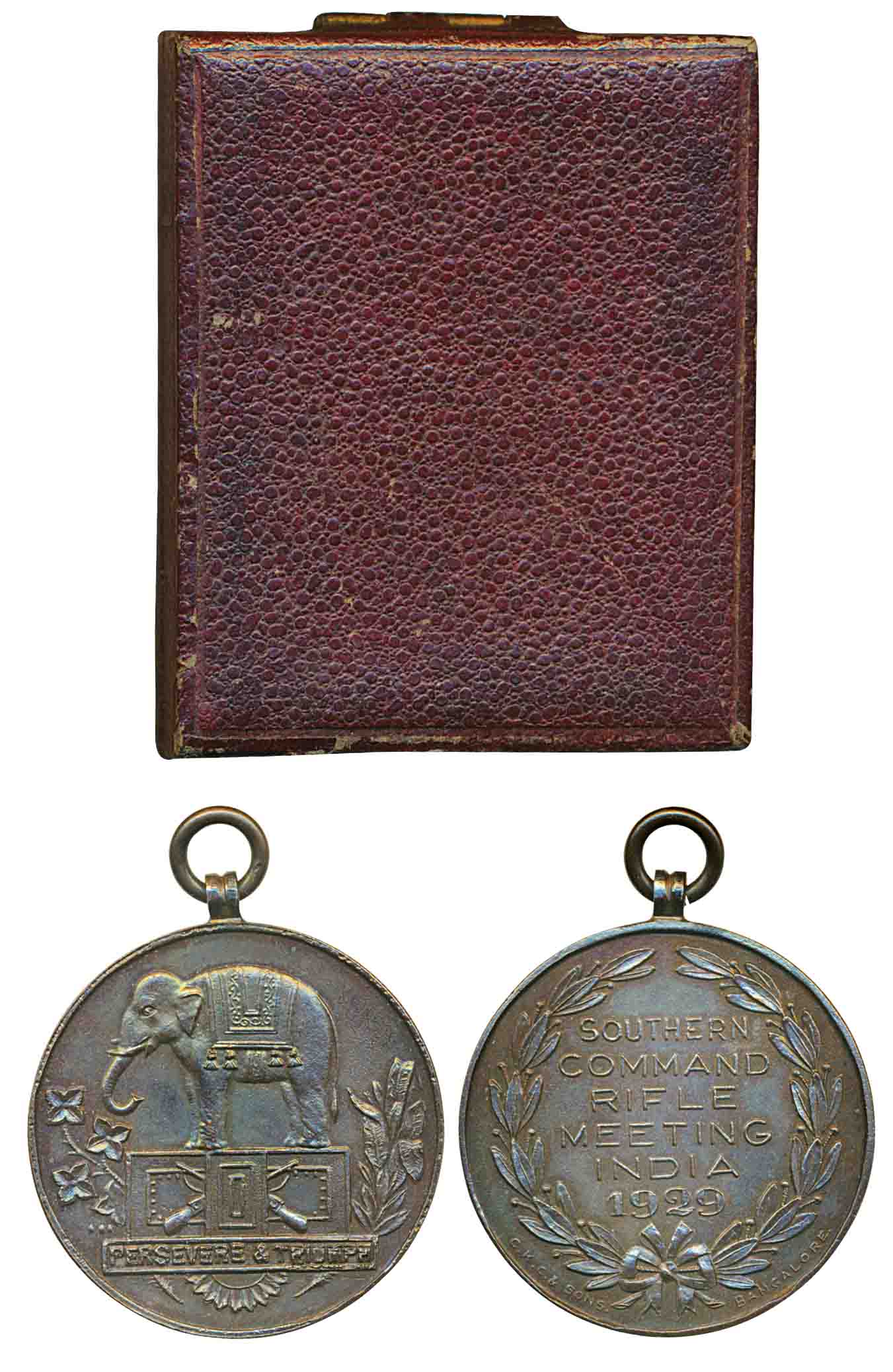 Victoria, Nagpore Exhibition Medal, Copper, Nagpore Manufacturers Exhibition, 1865 (Pudd# 