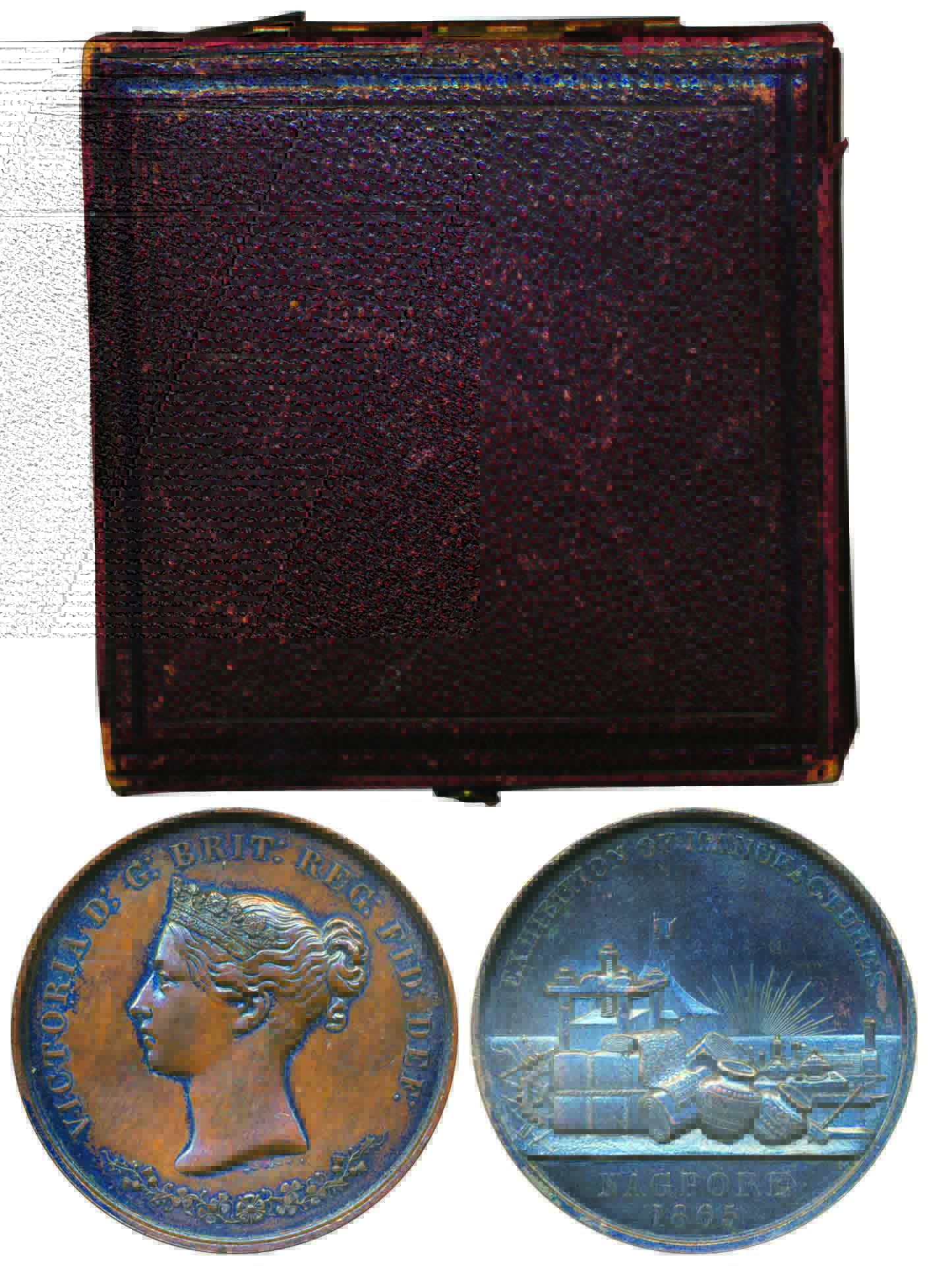 Southern Command Rifle Meeting Medal,copper 1929, Obv: an Elephant facing left on a standa