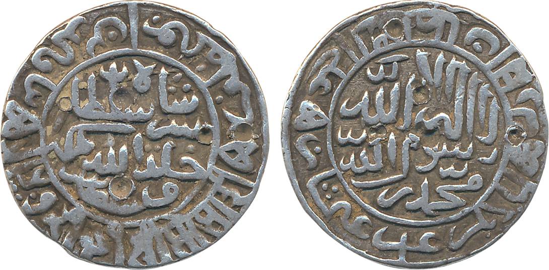 Sher Shah Suri, Silver Rupee, 11.30g, “circular area” type, AH 949 (G&G# D827). Very fine,