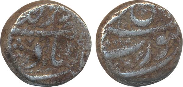 Jahangir, Silver Rupee, 11.37g, Surat Mint (KM# 148.1). Fine, scarce.
