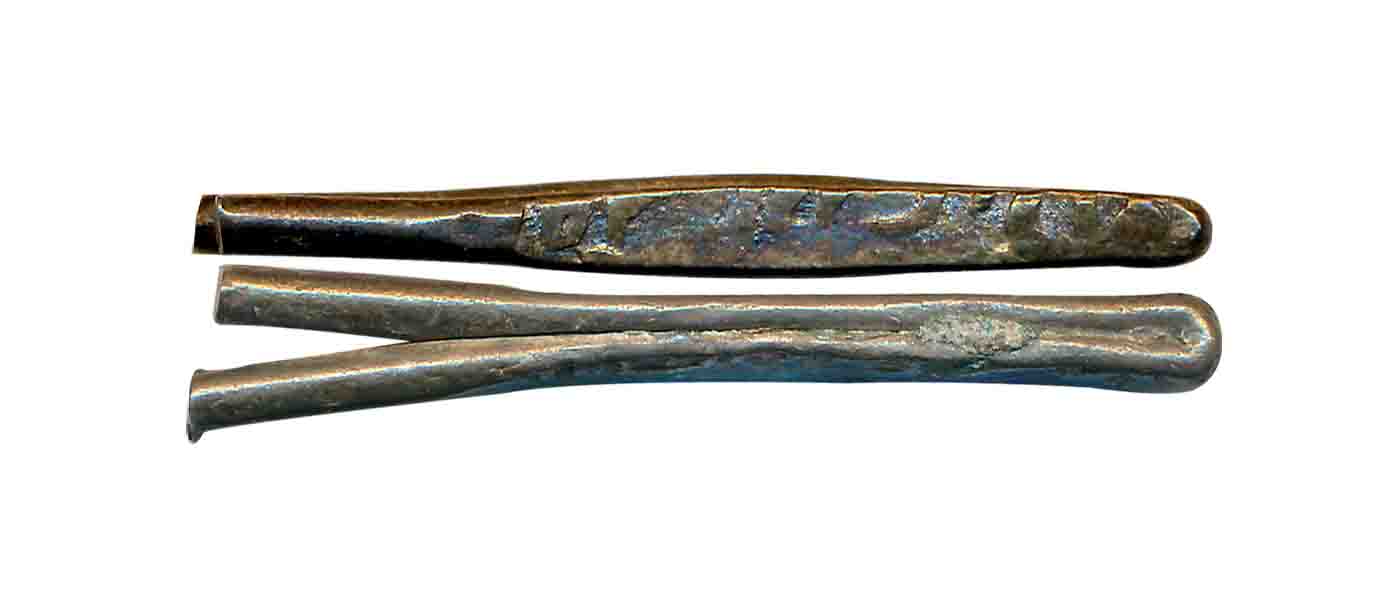 Ibrahim Adil Shah, Silver Larin, 4.55g, Dabul Mint (not listed in G&G). Very fine, very ra