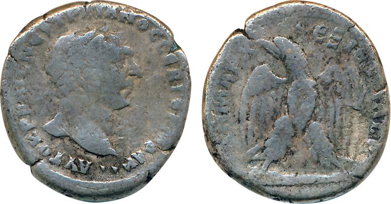 Ancient World, Roman, Trajan, Silver, Tetradrachm, 13.23g, Obv: Bust to right, legend arou