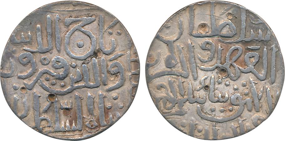 Taj-ud-Din Firuz Shah, Silver Tanka, 9.85g (GG# BH63). Very fine.