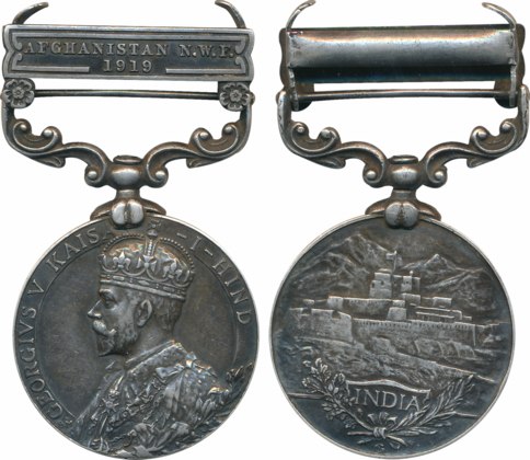 George V, India General Service Silver Medal, Afghanistan N.W.F. 1919 bar, awarded to 3291