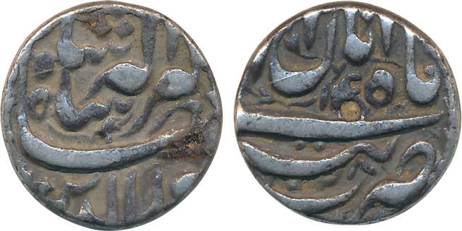 Jahangir, Silver Rupee, 11.23g, “Nur ud din” type, Tatta Mint, AH 1028/ RY 14, Ilahi Month