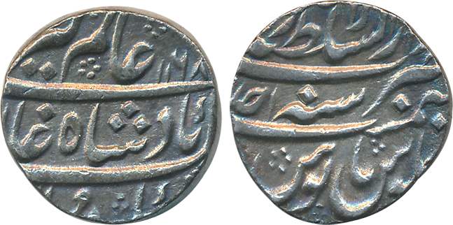 Alamgir II, Silver Rupee, 11.33g, Dar us Sultanate Lahore Mint, AH 1168/ RY Ahad (KM# 460.