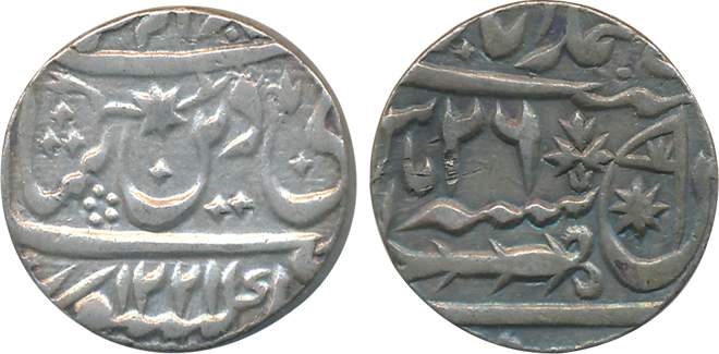 Sa’adat Ali, Silver Rupee, 11.08g, Muhammadabad Banaras Mint, in the name of Shah Alam II,