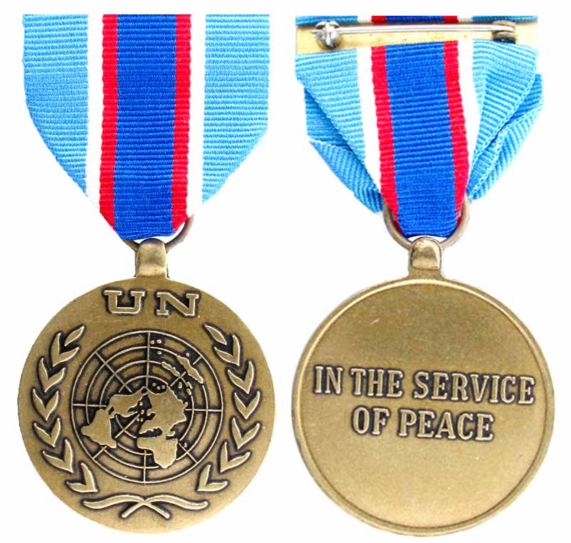 United Nations Service Medals, Copper (4), Medals awarded to Indian Forces participating i