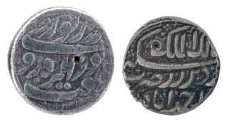 Jahangir, Silver (3), Salim Issue, Ahmedabad Mint; Yaft couplet, Agra Mint; and 20% Heavy 