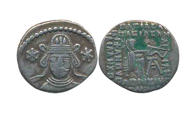 Parthian Empire, Vonones II, Silver Drachma, 3.72g, Ecbatana Mint (MAC# 648). Very fine+, 