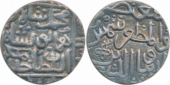Muhammad Shah III, Silver Tanka, 10.95g, Hadrat Muhammadabad Mint, AH (8)78, XX8 (G&G# BH1