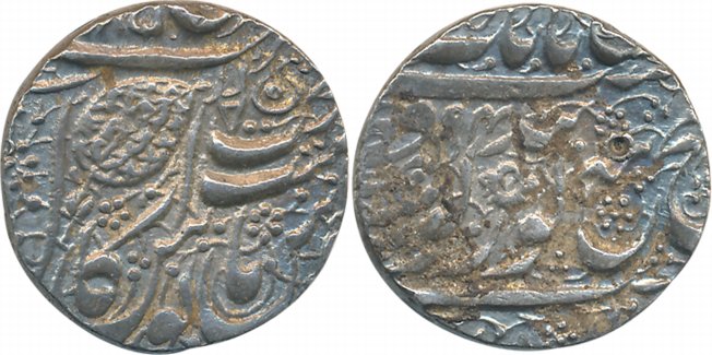 Ranjit Singh, Silver Rupee, 11.10g, “Nanakshahi” couplet, Amritsar Mint, VS 1885/ (18)94, 