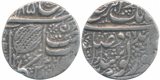 Ranjit Singh, Silver Rupee, 11.07g, “Nanakshahi” couplet, Amritsar Mint, VS 1885/ (18)96 (